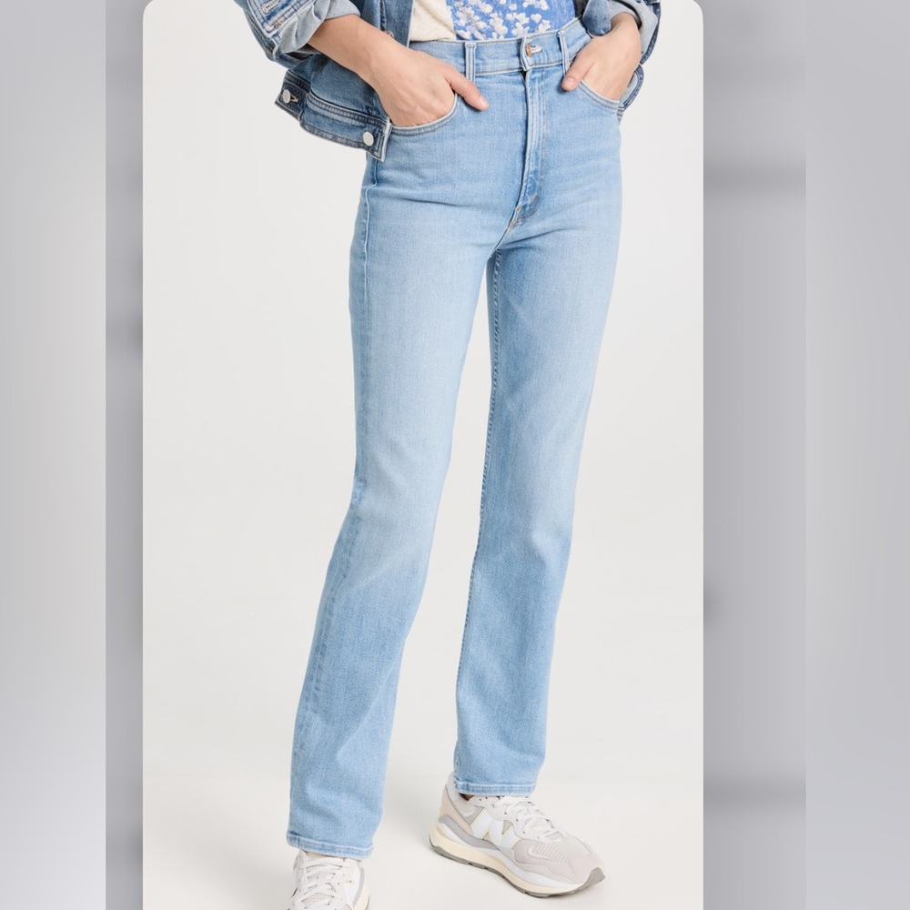 MOTHER High Waisted Rider Skimp Jeans color High-Life, 25